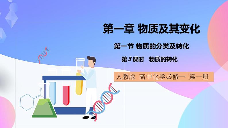 高一化学人教版（2019）必修第一册1.1.3《物质的分类及转化》课件01