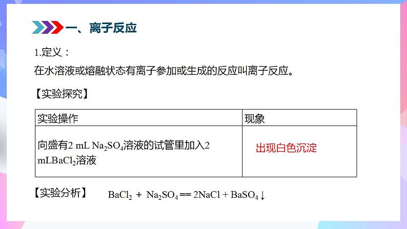 高一化学人教版（2019）必修第一册1.2.2《离子反应》 课件06