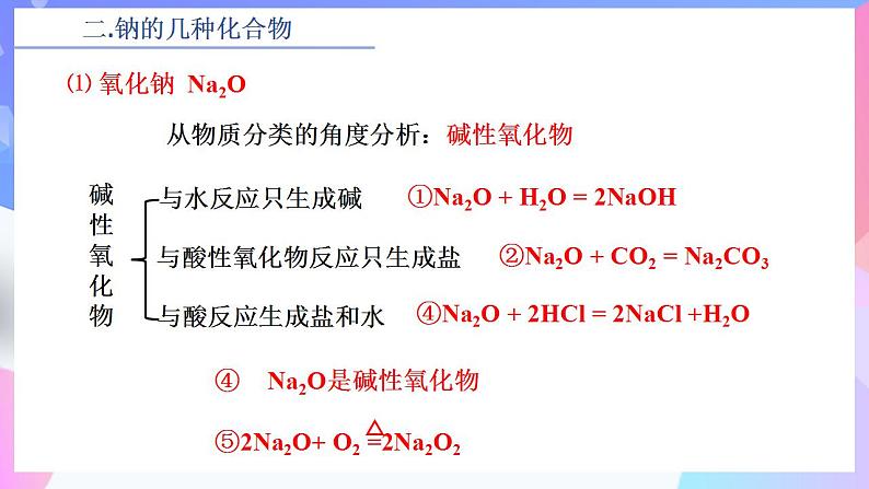 高一化学人教版（2019）必修第一册2.1.2《钠及其化合物》课件1第7页