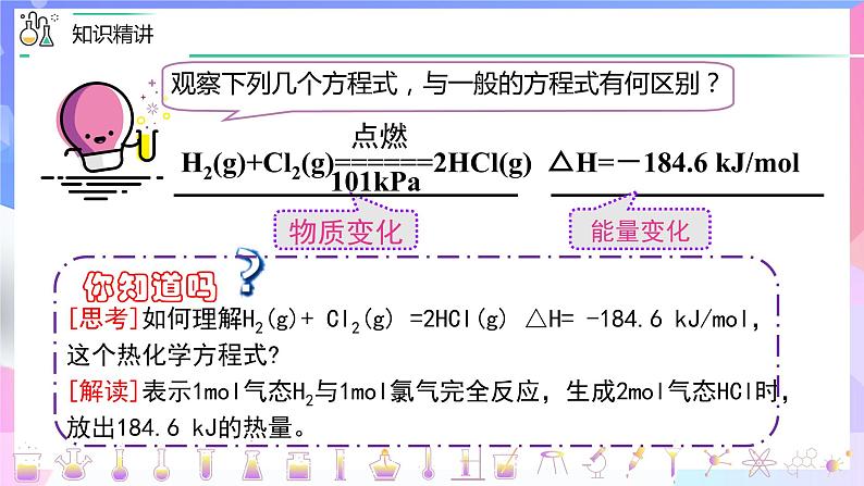 高二化学人教版（2019）选择性必修一上学期1.1.2《热化学方程式》 课件08