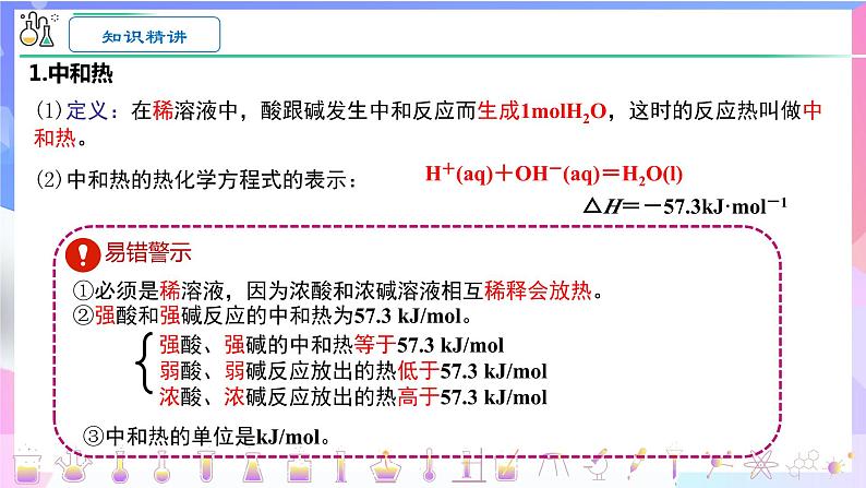 高二化学人教版（2019）选择性必修一上学期1.1.3《 燃烧热》课件05