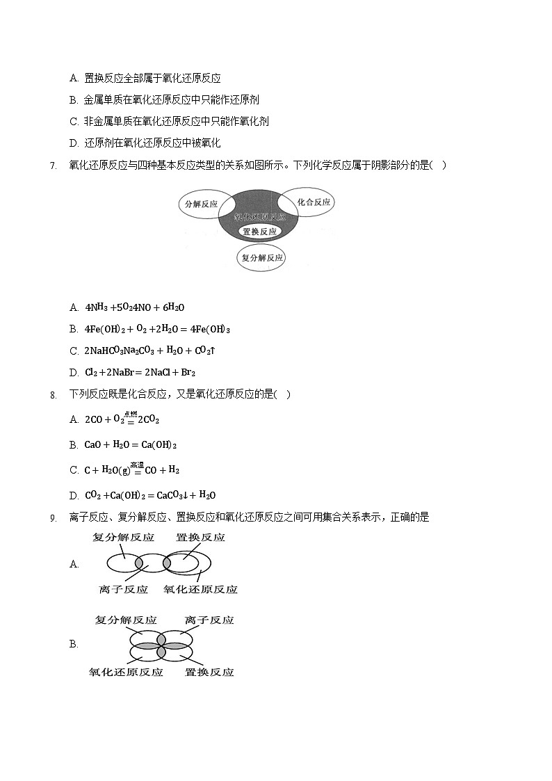 人教版高中化学必修一 1.3.1《氧化还原反应》课件+同步练习（原卷+解析卷）02