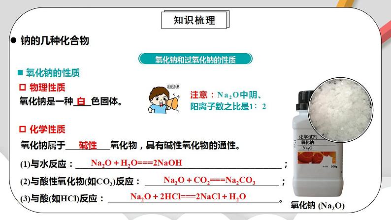 人教版高中化学必修一 2.1.2《钠及其化合物》课件+同步练习（原卷+解析卷）05