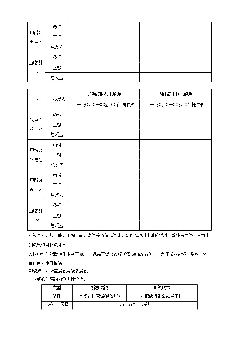 人教版高中化学选择性必修一4.1.2  《化学电源》课件+学案+练习03