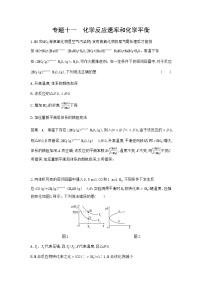 2024届人教版高考化学一轮复习专题十一化学反应速率和化学平衡专题作业含答案