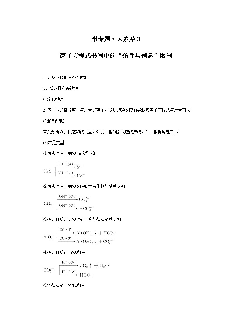 高中化学复习微专题大素养专练含答案03第1页