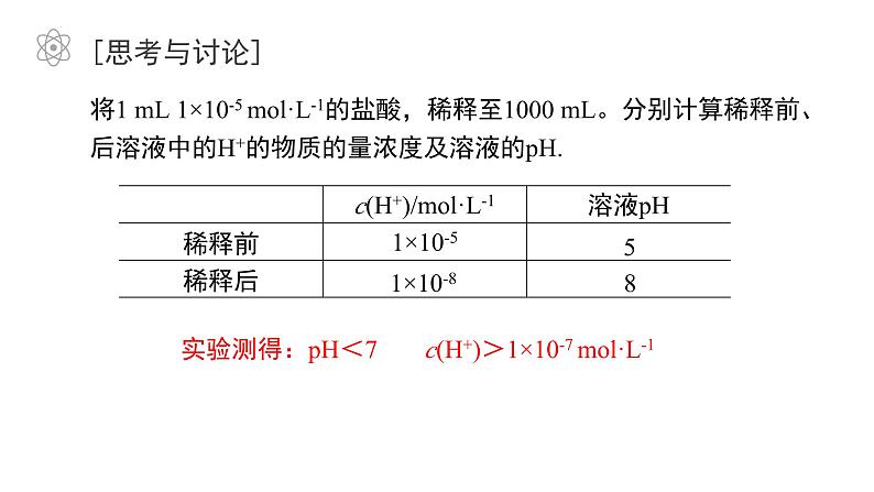 第三章第一节  第1课时  水的电离  课件  2023-2024学年高二上学期化学人教版（2019）选择性必修102