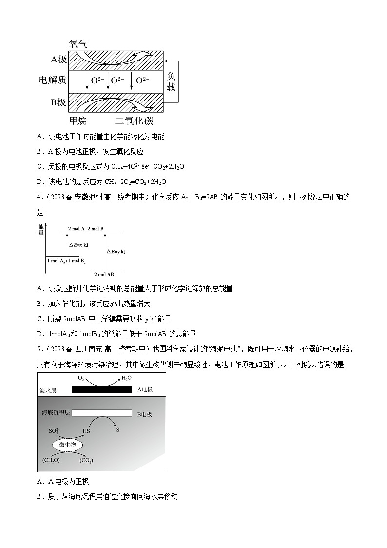 2024届高三新高考化学大一轮专题练习   化学反应与能量变化第2页