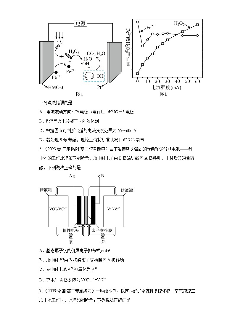 2024届高三新高考化学大一轮专题练习---电解池第3页