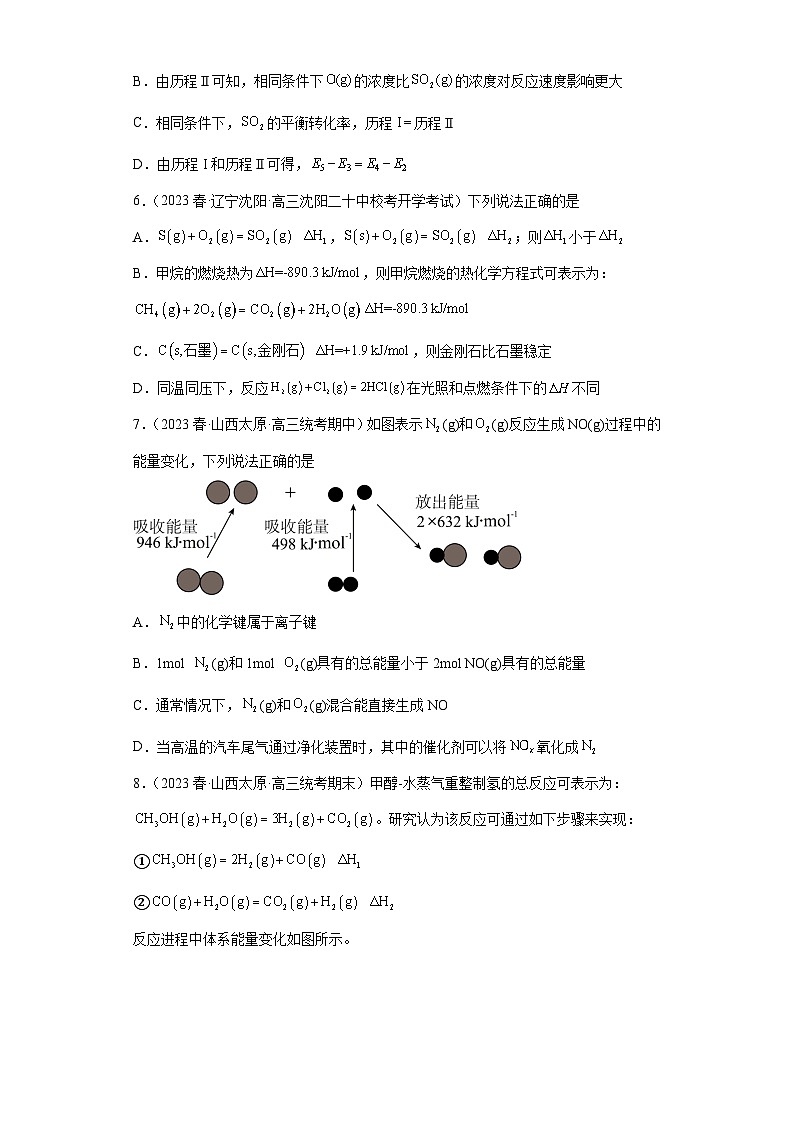 2024届高三新高考化学大一轮专题练习--化学反应热的计算第3页
