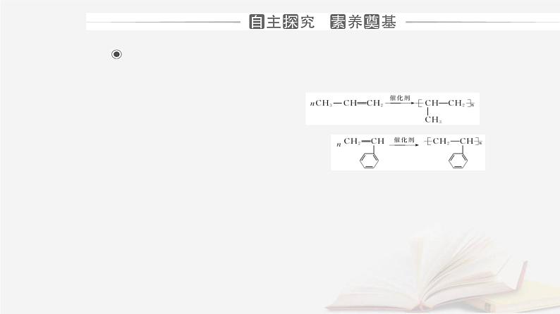 新教材2023高中化学第五章合成高分子第一节合成高分子的基本方法课件新人教版选择性必修303