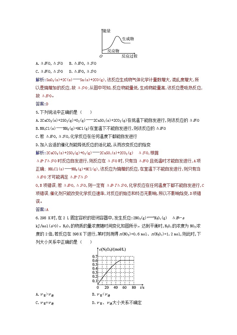 新教材2023高中化学章末质量评估第二章化学反应速率与化学平衡新人教版选择性必修1第2页