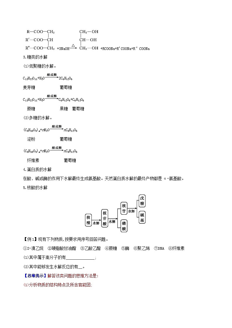 新教材2023高中化学第四章生物大分子章末整合提升新人教版选择性必修3第2页