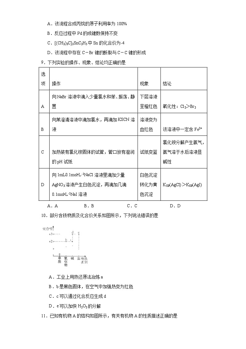 广东省揭阳市普宁市第二中学2020-2021学年高三下学期适应性考试（二）化学试题（含解析）03