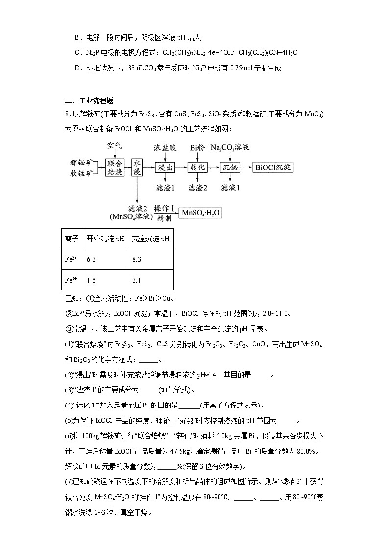 四川省成都市石室中学2023届高三下学期高考适应性考试（一）理科综合化学试题（含解析）第3页