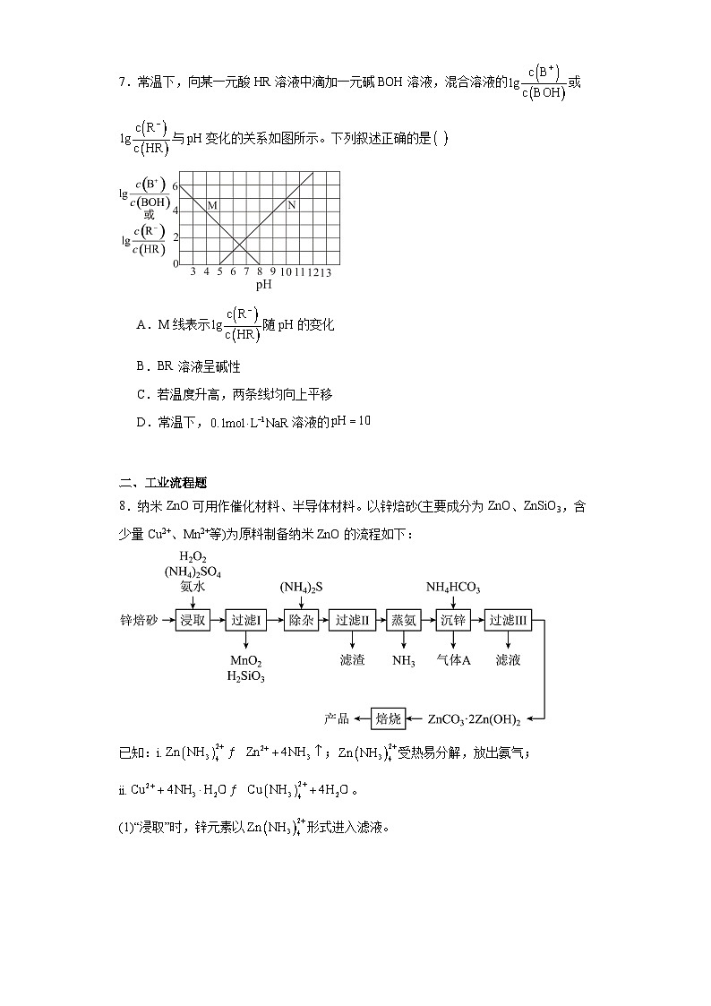 陕西师范大学附属中学2022-2023学年高三下学期第十次模考理综化学试题（含解析）第3页