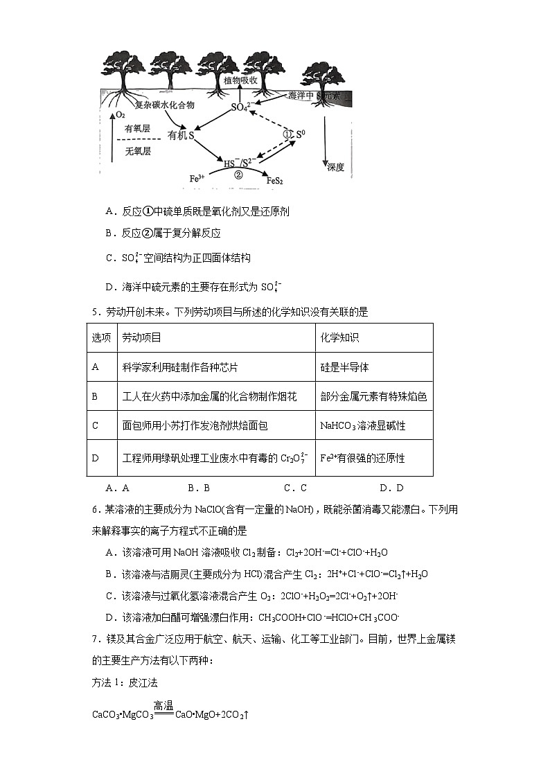 广东省广州市天河区2023届高三下学期三模化学试题（含解析）第2页