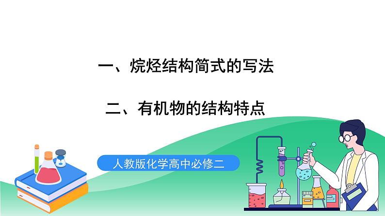 人教版化学高中必修二7.1《烷烃结构简式的写法》（第二课时）课件01