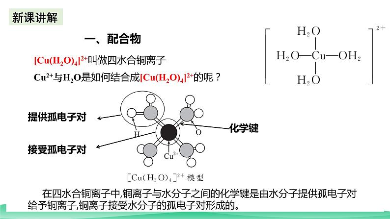 人教版化学选修二3.4.1《配合物与超分子》（第一课时）课件第5页