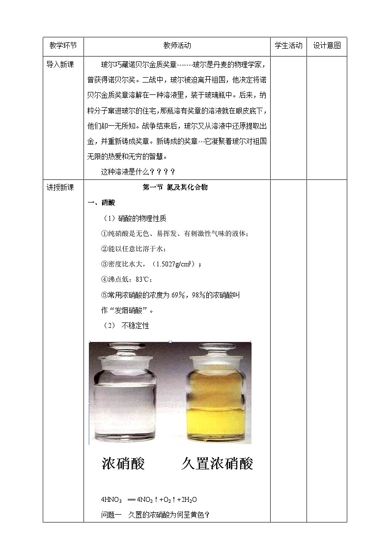 新人教版必修2化学5.2《氮及其化合物》（第三课时）课件+教案02