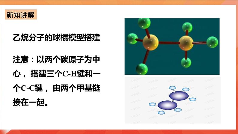 新人教版必修2化学7.5《实验活动8 搭建球棍模型认识有机化合物分子结构的特点》课件+教案07