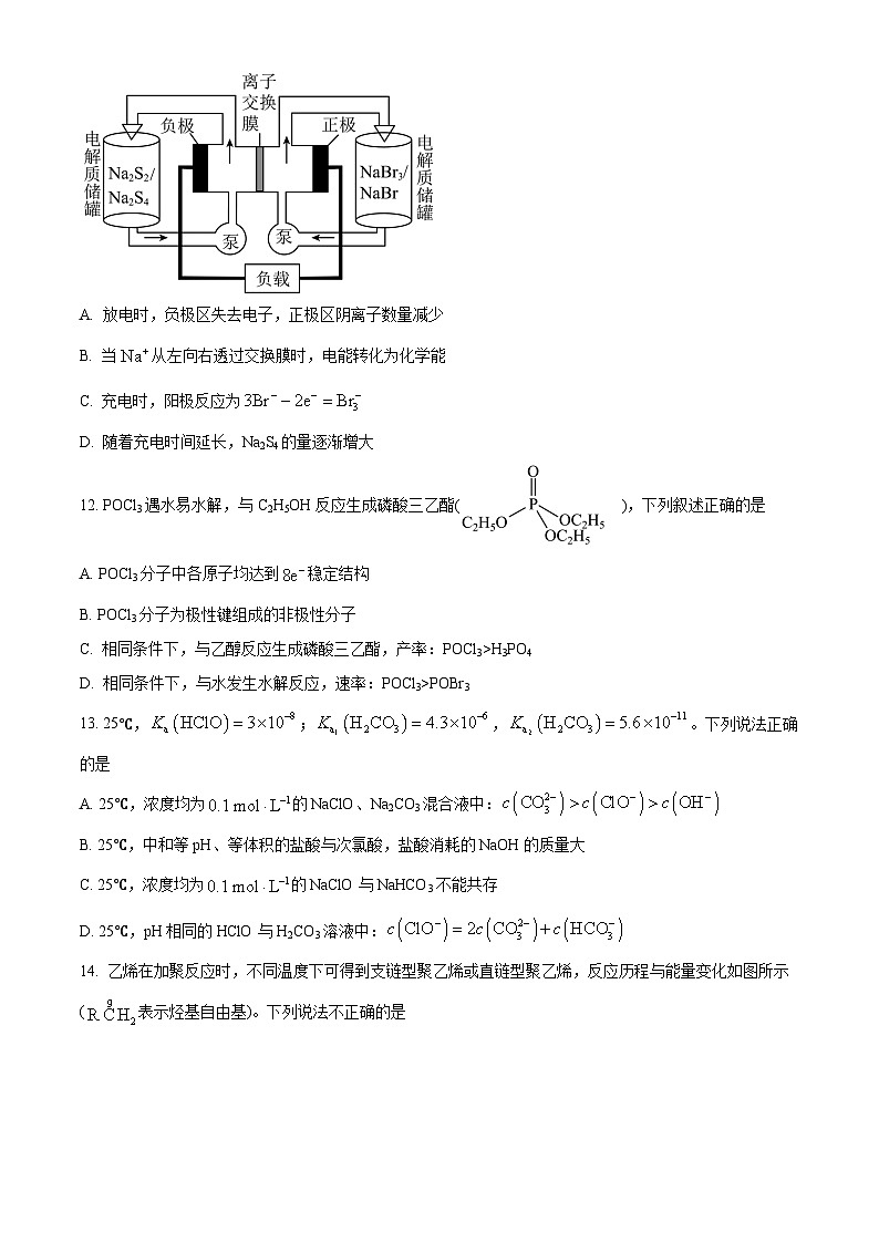 浙江省金华十校2022-2023学年高二下学期期末调研考试化学试题（原卷版+解析版）03