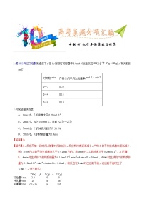 十年(23-22)高考化学真题分项汇编专题41  化学平衡常数及计算（2份打包，原卷版+教师版）