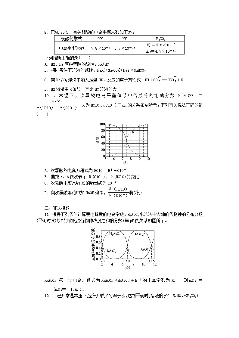 2024版新教材高考化学全程一轮总复习第八章水溶液中的离子平衡第25讲电离平衡（课件+课时作业+学生用书）（3份）03