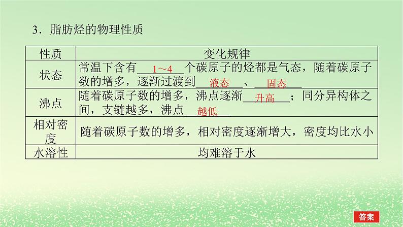 2024版新教材高考化学全程一轮总复习第九章有机化学基础第32讲烃和卤代烃（课件+课时作业+学生用书）（3份）08