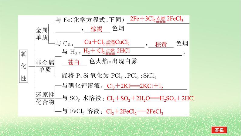 2024版新教材高考化学全程一轮总复习第四章非金属及其化合物第10讲氯及其重要化合物（课件+课时作业+学生用书）（3份）06