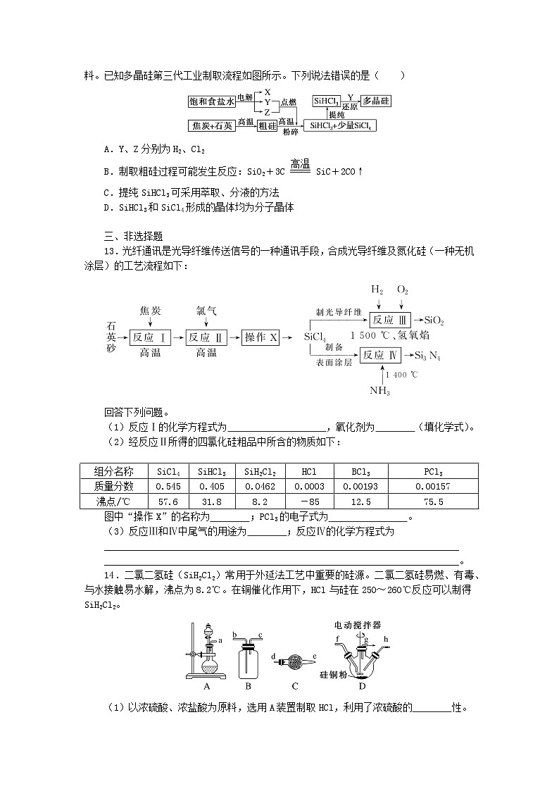 2024版新教材高考化学全程一轮总复习第四章非金属及其化合物第13讲无机非金属材料（课件+课时作业+学生用书）（3份）03