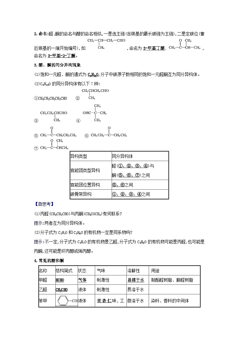 2020_2021学年高中化学鲁科版（2019）第2章官能团与有机化学反应烃的衍生物学案（8份打包）鲁科版选择性必修302
