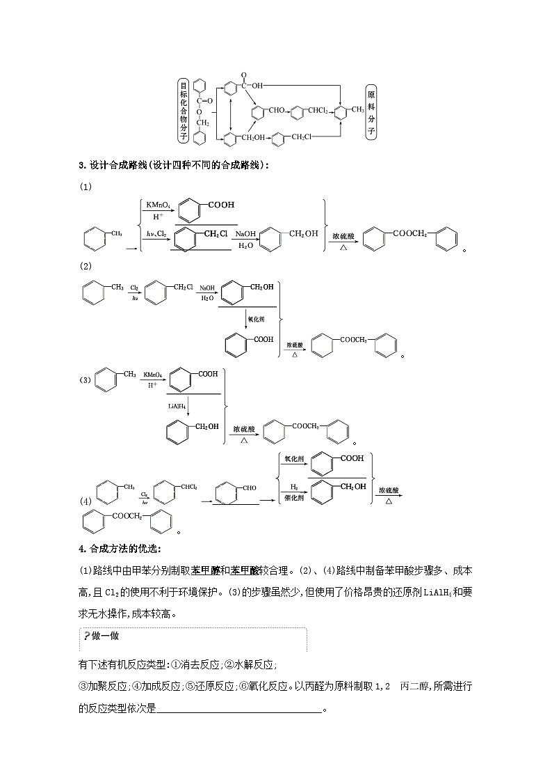 2020_2021学年高中化学鲁科版（2019）第3章有机合成及其应用合成高分子化合物学案（4份打包）鲁科版选择性必修303