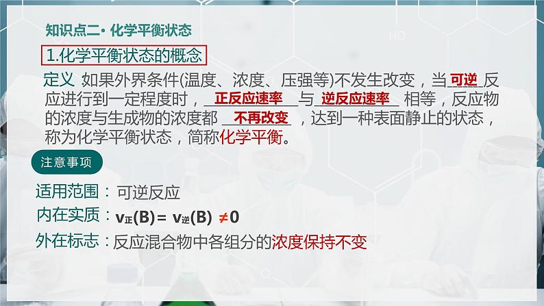 【苏教版】化学选择性必修1 《化学反应的方向与限度》2.2.2化学平衡状态  课件08