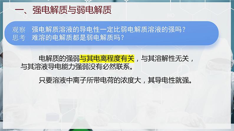 【苏教版】化学选择性必修1 《弱电解质的电离平衡》3.1.1弱电解质的电离平衡  课件08