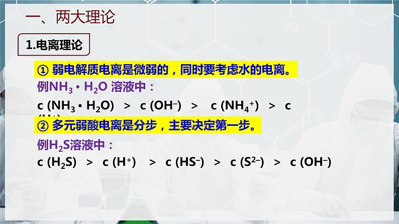 【苏教版】化学选择性必修1 《盐类的水解》3.3.4溶液中离子浓度的大小比较  课件03