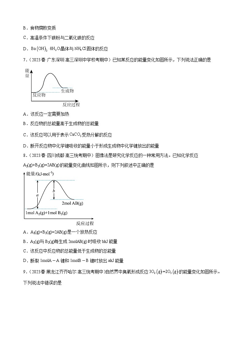 2024届高三新高考化学大一轮专题练习：化学反应的热效应第3页
