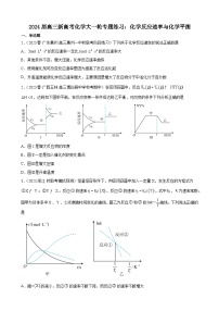 2024届高三新高考化学大一轮专题练习：化学反应速率与化学平衡