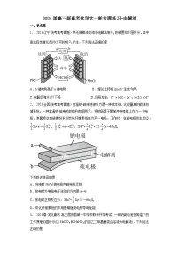 2024届高三新高考化学大一轮专题练习-电解池