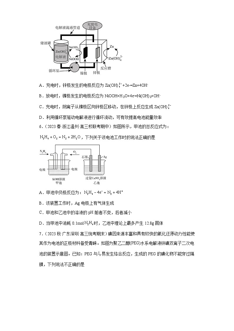2024届高三新高考化学大一轮专题练习----电解池第3页