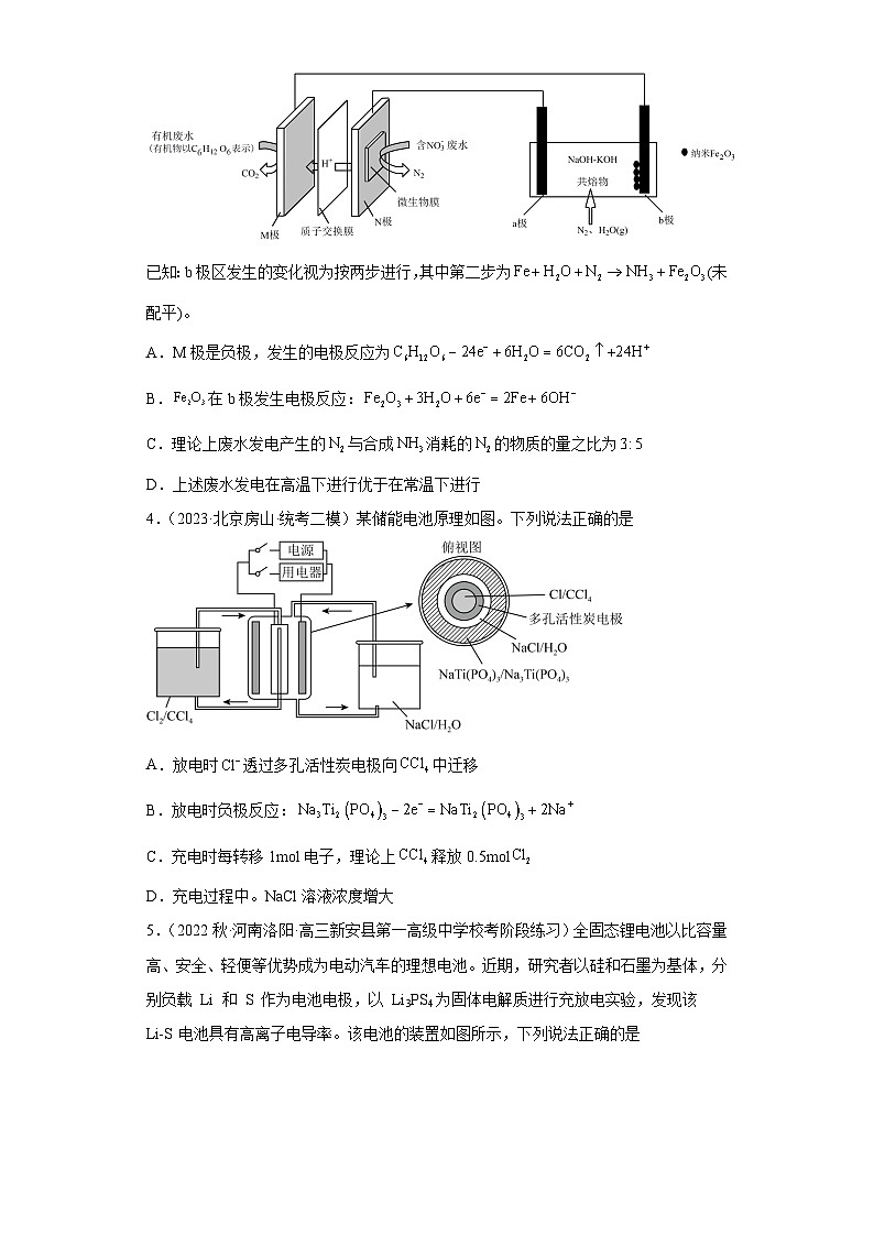 2024届高三新高考化学大一轮专题练习—电解池第2页