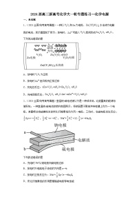 2024届高三新高考化学大一轮专题练习--化学电源