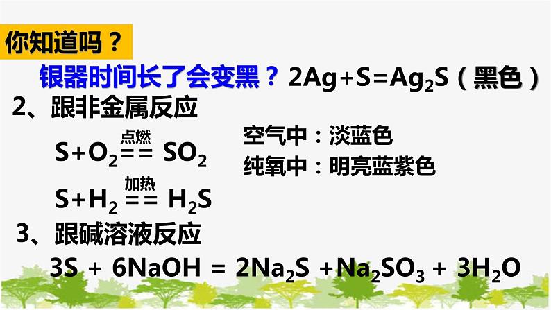 化学苏教版(2019)必修第一册 4.2.1含硫物质之间的转化课件第6页