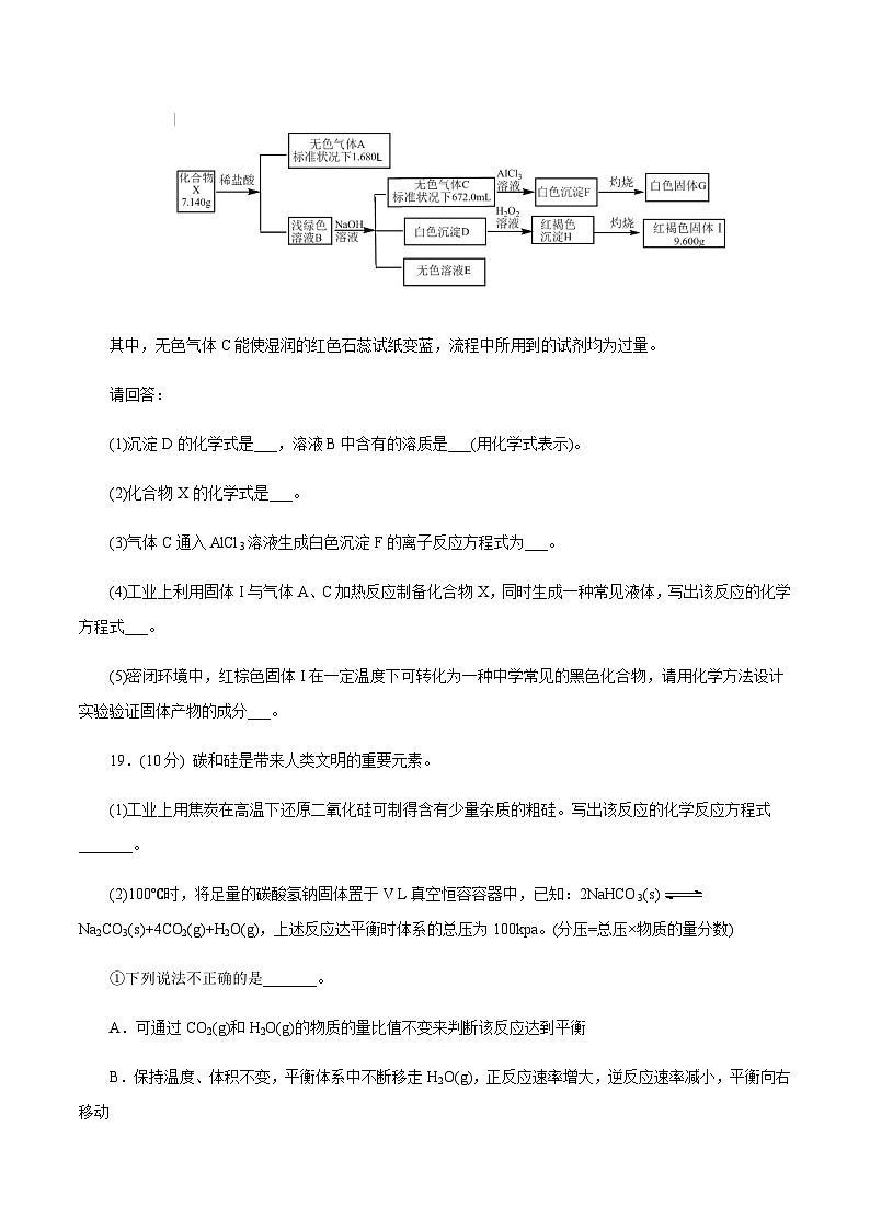 预测卷03-【大题精做】冲刺2024年高考化学大题突破+限时集训（浙江专用）02