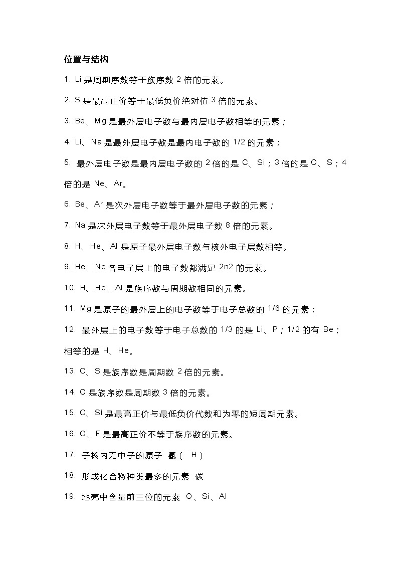 高中化学75个超容易出错的知识要点01