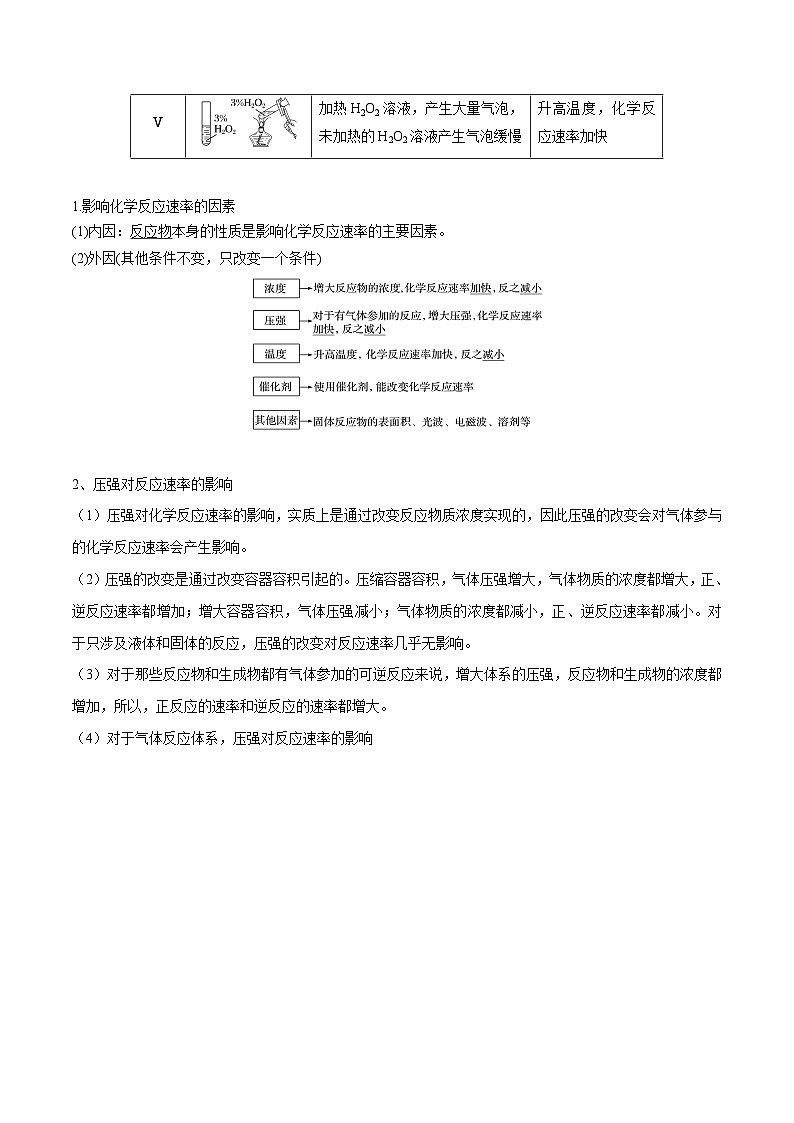 【同步讲义】高中化学（鲁科版2019）必修第二册--2.3化学反应的快慢与限度（讲）（原卷版）第3页