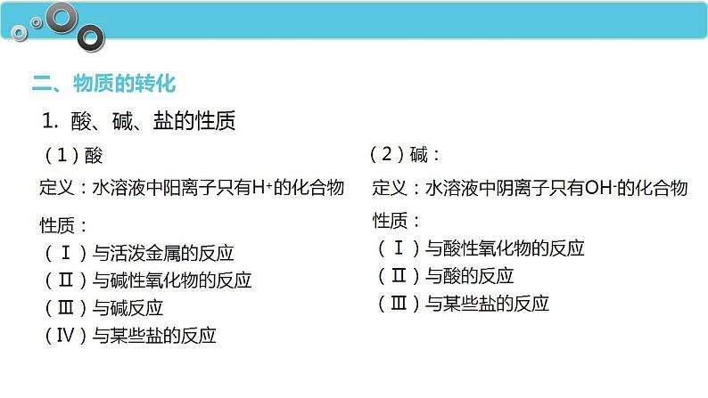 1.1.3 物质的转化课件2023---2024学年上学期高一化学人教版（2019）必修第一册07