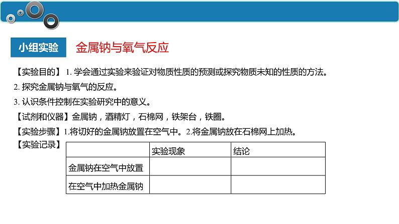 2.1.1 活泼的金属单质——钠-高一化学人教版必修第一册同步课件第3页