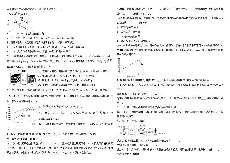 2024届高三入学调研试卷 化学（A卷）02