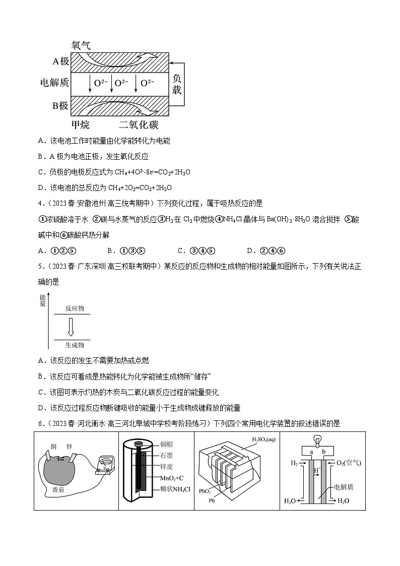2024届高三新高考化学大一轮专题练习--化学反应与能量变化第2页